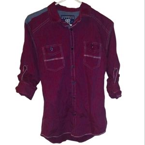 Tranquility Mayhem Red Plaid Shirt